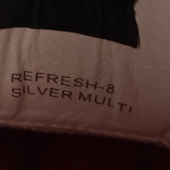 Vintage Havana Refresh Silver Multi Glitter Sneakers - Woman's Size 8 - Picture 8 of 10